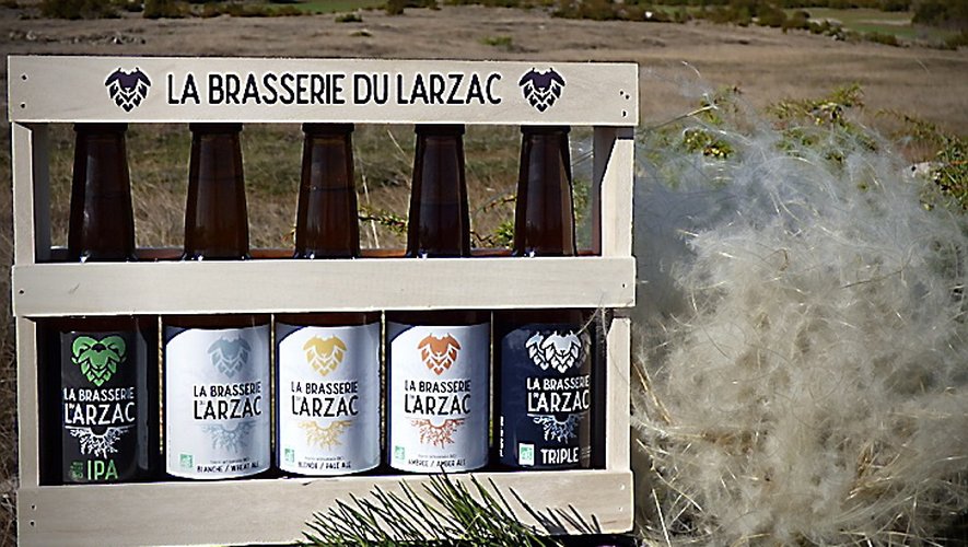 Entre 60 000 et 70 000 bouteilles (33 cl) sortent de la brasserie du Larzac chaque année.