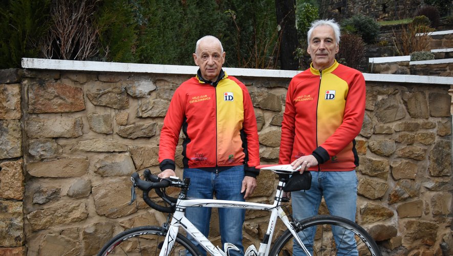Bernard Michel et  Jean-Claude Solier ont des ambitions pour le vélo à Espalion.