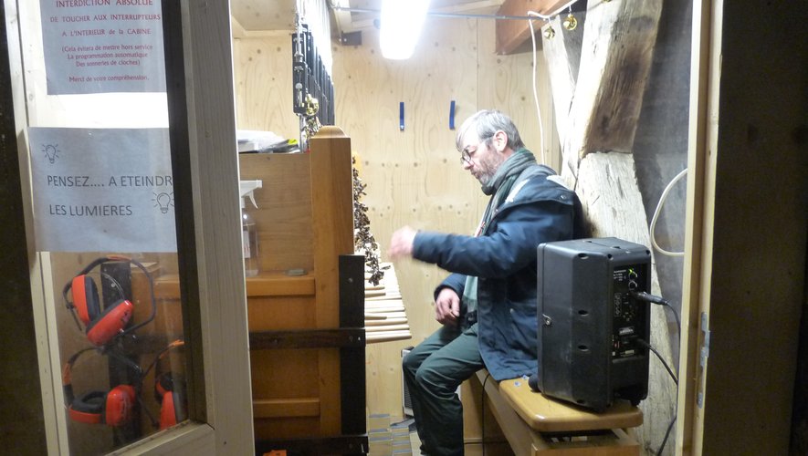 Paul-Henri Mériau, le carillonneur de l’association. Photo FEG