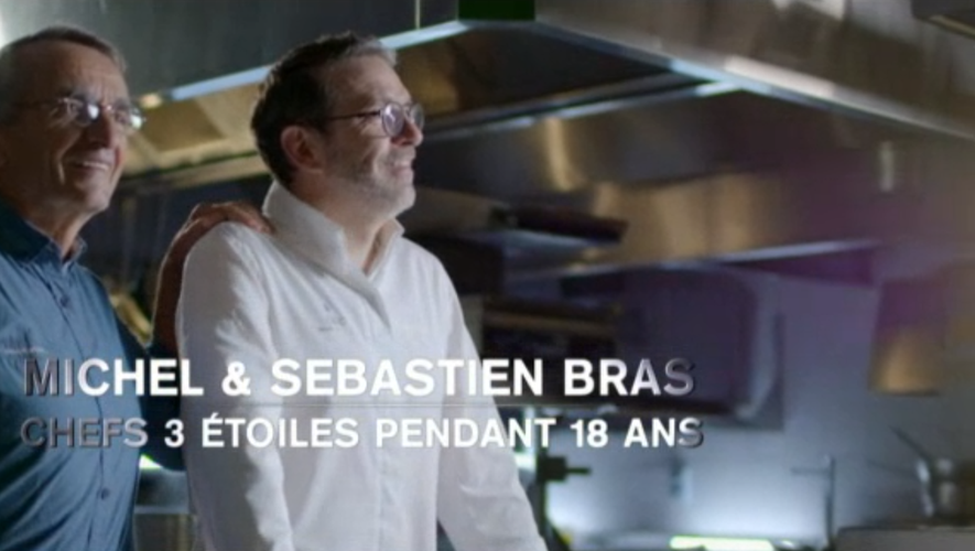 Michel et Sébastien Bras ont reçu les candidats de Top Chef au Suquet.