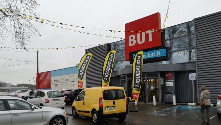 VillefranchedeRouergue. La liquidation, avant fermeture du magasin, a