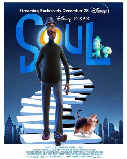 Le film d'animation "Soul" plébiscité par la critique est disponible sur la plateforme de Disney+ depuis le 25 décembre 2020.