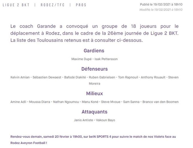 Le groupe toulousain.