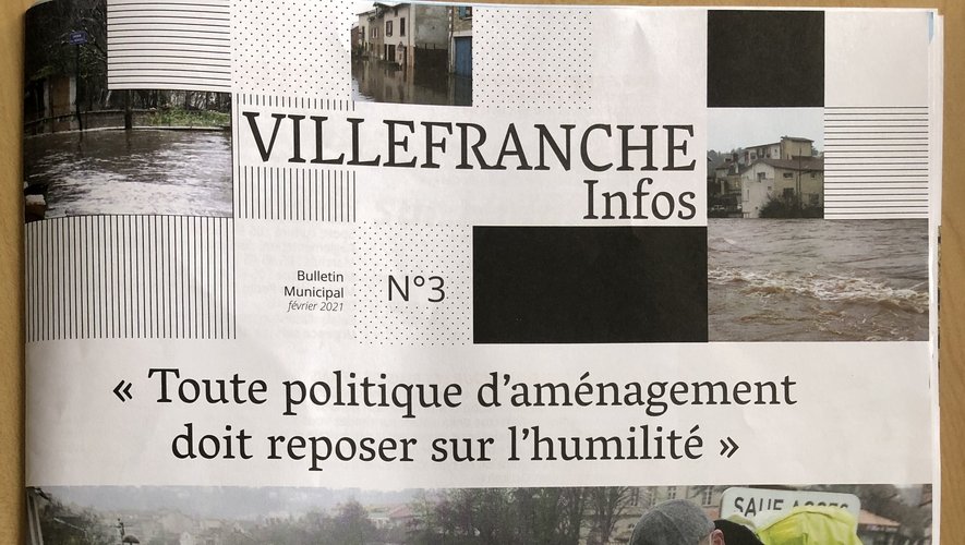 La couverture du numéro 3  de Villefranche Infos édité  par la commune.