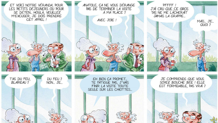 Anatole et Léontine est édité dans un format paysage assez rare dans le monde de la bande dessinée franco-belge.