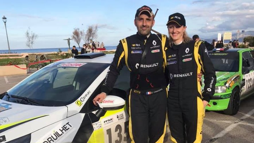 Guillaume et Adeline Canivenq ont participé  au rallye de Balagne en Corse, fin 2020.