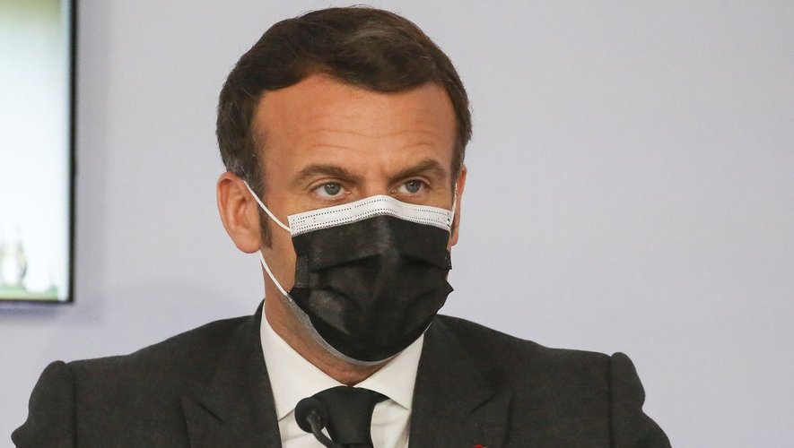 Emmanuel Macron ce lundi à Montauban.