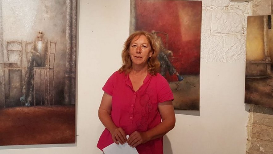Nicole Pfund propose une série de toiles à la galerie Cridart de Metz.