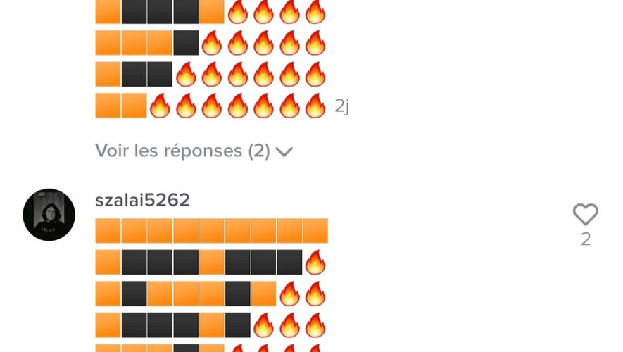 Sur des vidéos dénonçant le mouvement "super straight", plusieurs commentaires reproduisent le logo avec des emoji flamme pour indiquer le brûler.