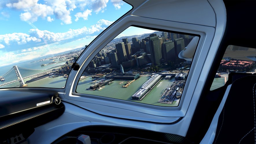 "Flight Simulator" qui faisait son retour après quatorze années d'absence a été distingué pour son "excellence visuelle".