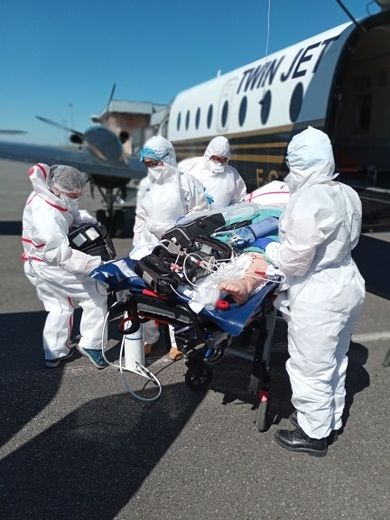 Le patient a été pris en charge par le Samu et les équipes de réa de l'hôpital Jacques-Puel.