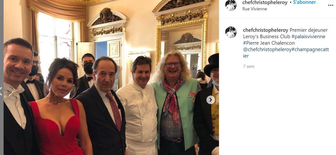 Une publication récente du chef Christophe Leroy.