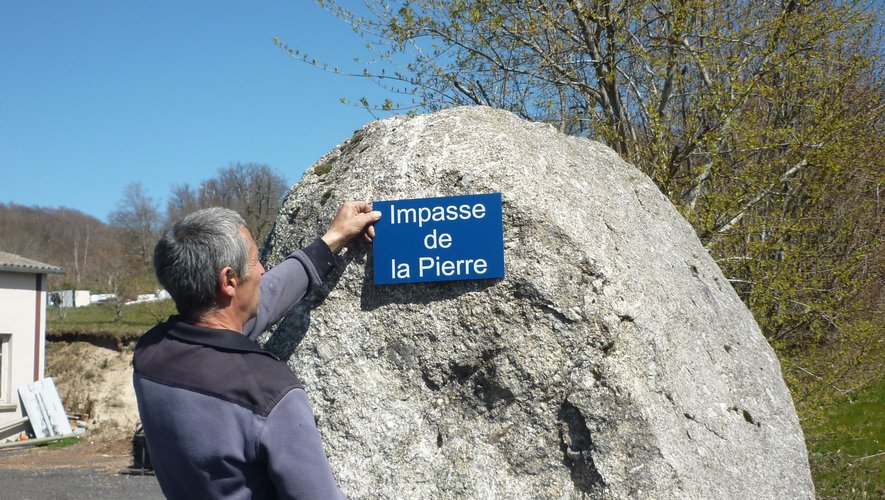 "Impasse de la Pierre" pour le lotissement à Saint Symphorien.