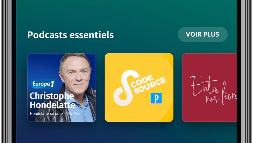 Amazon Music offre désormais la possibilité à ses utilisateurs français de découvrir son catalogue de podcasts, sans frais supplémentaires.
