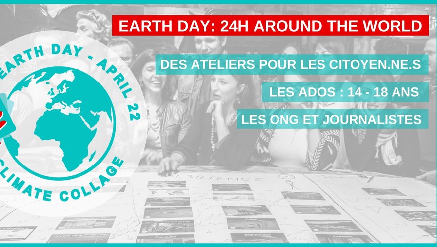 Des ateliers sur internet, disponibles en plusieurs langues et partout dans le monde à l'occasion de la Journée mondiale de la Terre. C'est l'idée du programme "24 hours around the World" proposé par l'association La Fresque du Climat.
