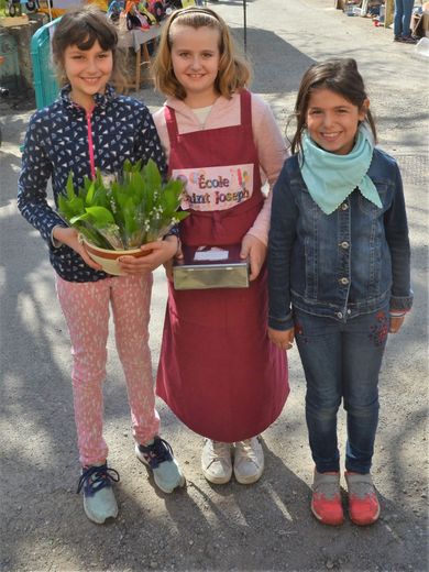Comme en 2019, les élèves de l’école Saint-Joseph seront heureux  de proposer le traditionnel brin  de muguet pour le premier mai.