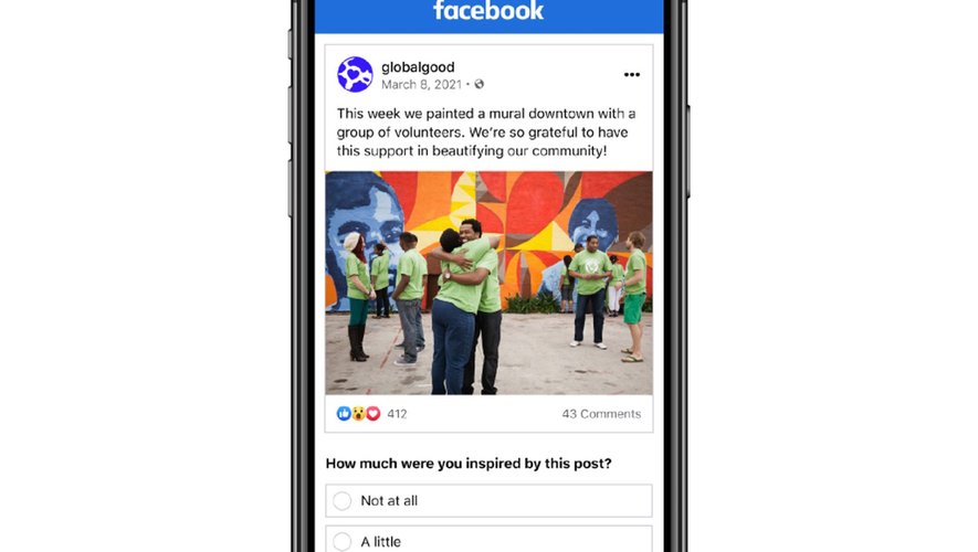 Facebook interrogera ses utilisateurs sur leur intérêt porté sur certaines publications de leur fil d'actualité dans le but de leur proposer plus ou moins ce genre d'information.