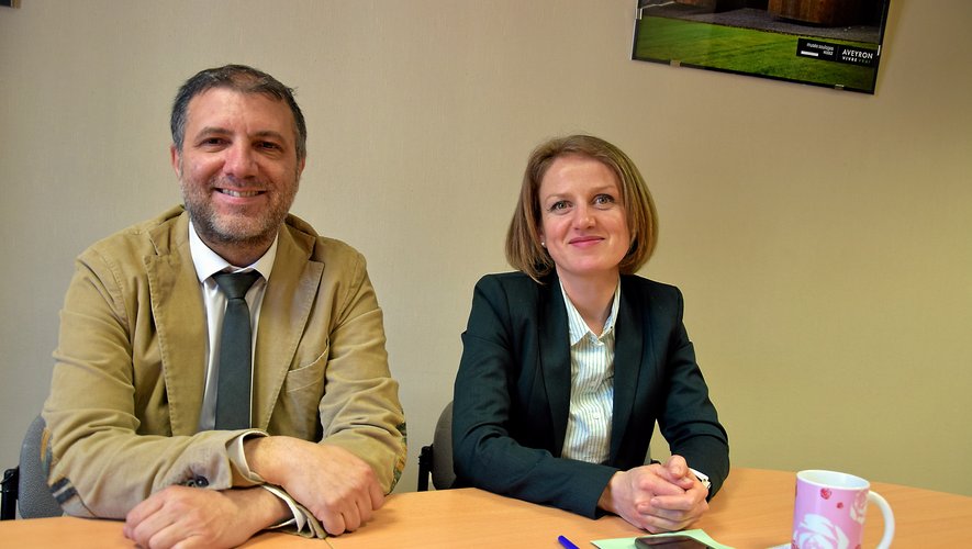 Arnaud Combet et Sarah Vidal, élus sur le canton Rodez-1.