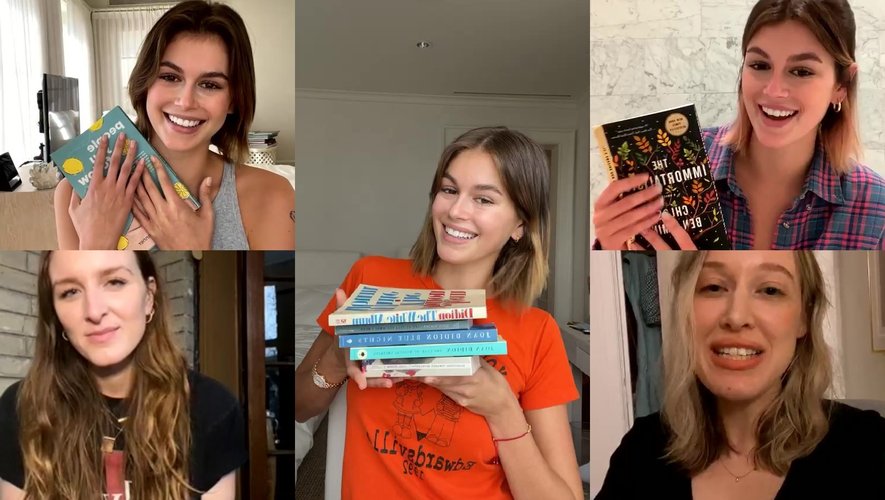 L'actrice américaine Kaia Gerber a lancé son propre club de lecture virtuel sur son compte Instagram.