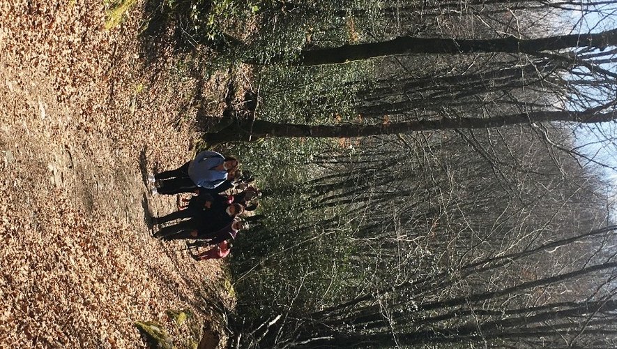 Un groupe d’amis a rejoint Pauline dans les sentiers forestiers autour de Canet pour la bonne cause.