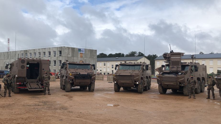 La 13e DBLE vient d'être dotée de nouveaux véhicules de combat.