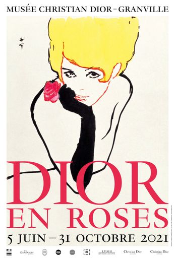L'exposition "Dior en roses" se tiendra du 5 juin au 31 octobre 2021 au musée Christian Dior de Granville.