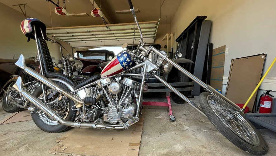"Captain America", la moto star d'Easy Rider devrait assez facilement trouver preneur lors d'une vente aux enchères organisée au Texas le 5 juin 2021.