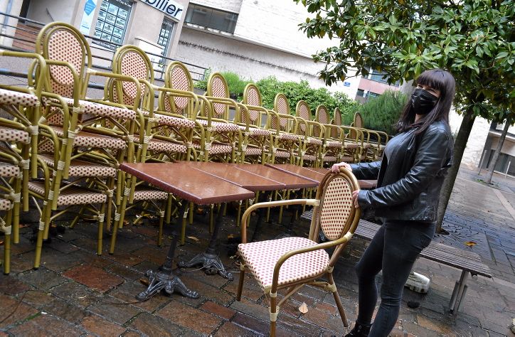 Malgré les difficultés, le Café de la Paix veut rester positif.