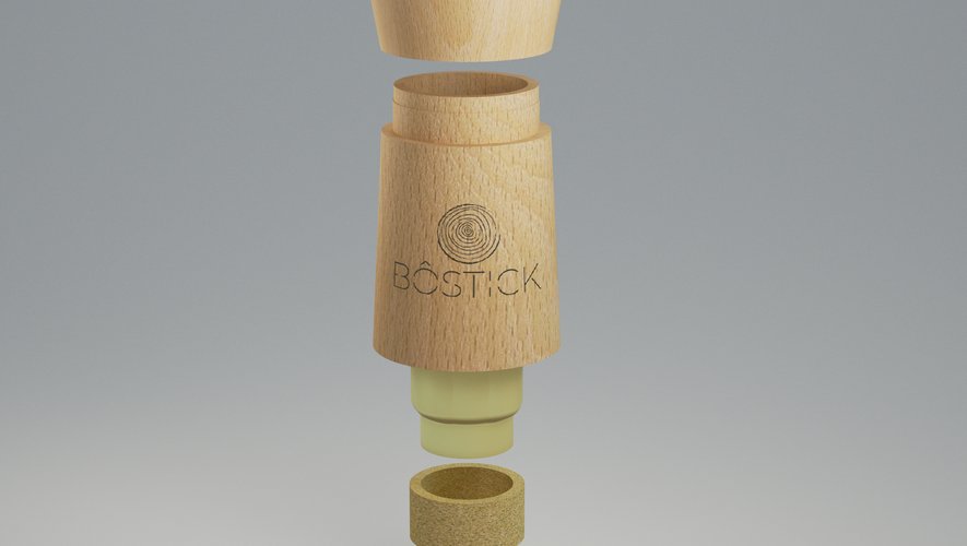 Le déodorant Bôstick dispose d'un applicateur en bois, garanti à vie.