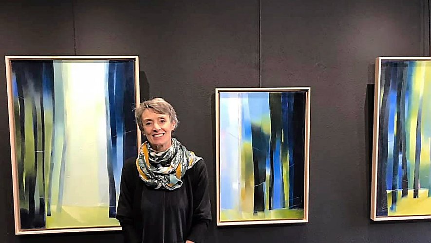À la galerie Annotiau sont exposées les œuvres de l’artiste, Sylvette Dauchet.