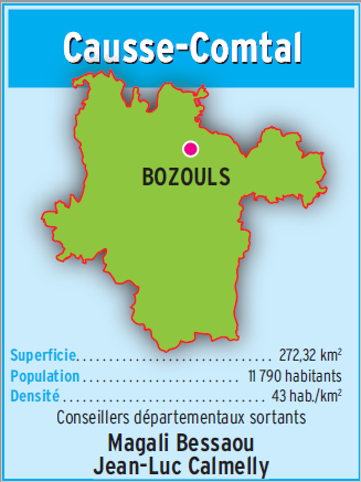 Le canton Causse-Comtal.