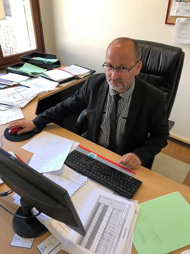 Jean-Michel Orlhac, directeur du Campus des métiers à Rodez.