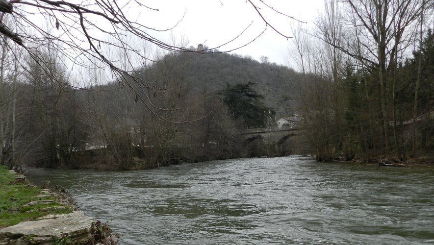 Le corps de l'homme a été retrouvé sous le pont qui enjambe l'Alzou, à la sortie de Villefranche.