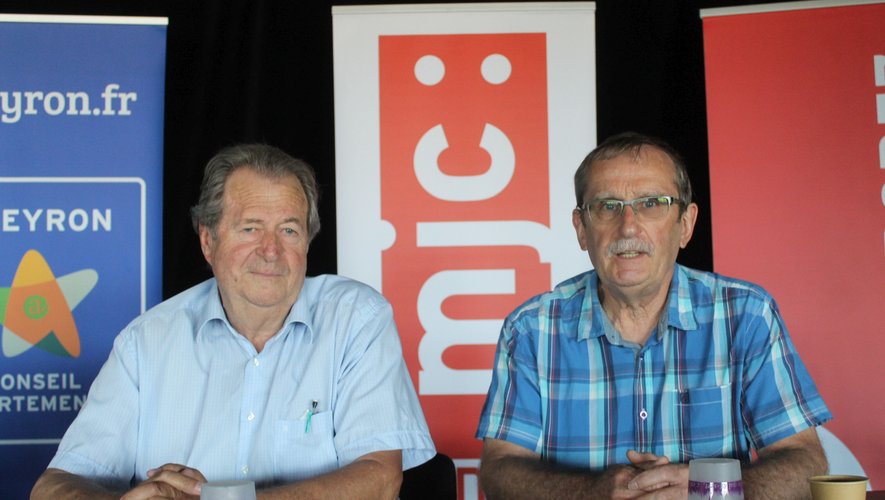  Christian Albe, président de la Ligue (à gauche), en compagnie de Michel Morio, président du comité départemental.