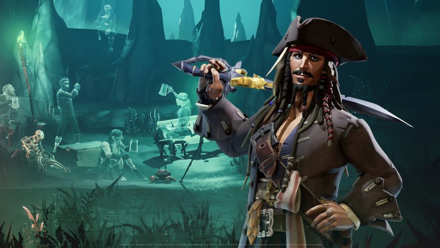 L'arrivée de Jack Sparrow dans la nouvelle extension A Pirate's Life de Sea Of Thieves place le jeu dans les tendance avec 1,39 million d'heures regardées en plus.