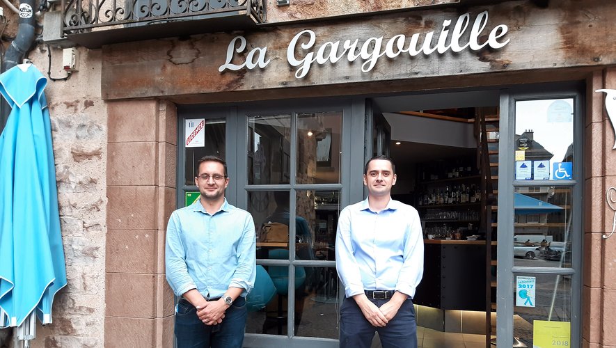 Les Estagnols Antoine et Lucas Brunet aux commandes de la Gargouille… place d’Estaing
