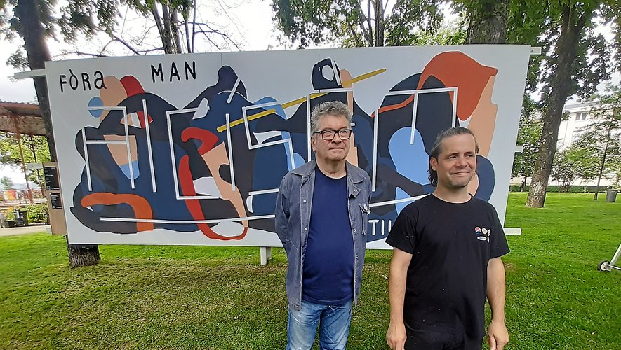 Gérard Marty et Jean-Charles Couderc  ouvrent la voie colorée de l’Estivada