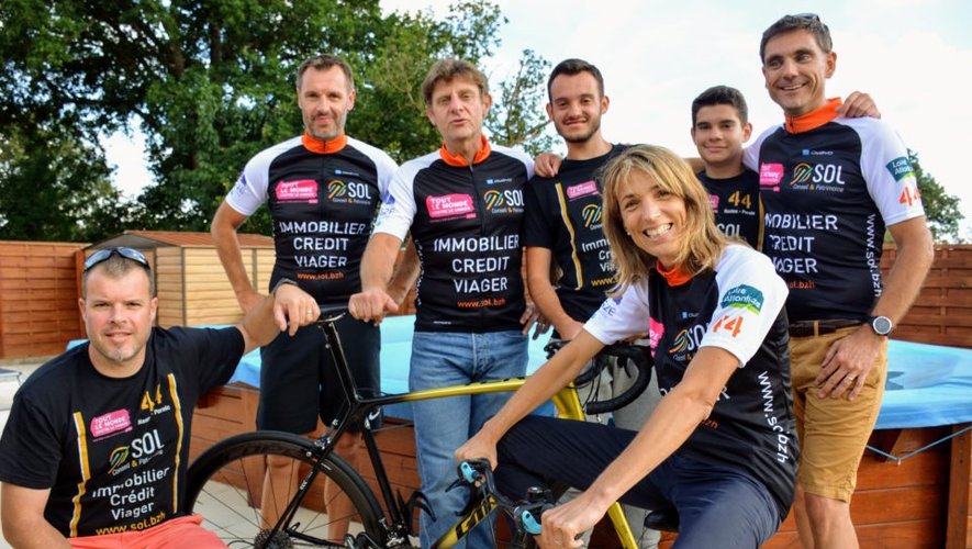 Sophie Legeard (au premier plan) portera les couleurs de Tout le monde contre le cancer pour cette course.