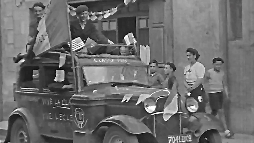 Fête de la libération, les 8, 9 et 10 mai 1945, à Saint-Geniez.