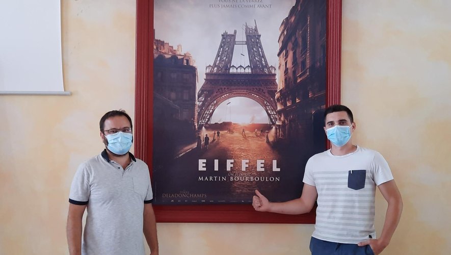 Arnaud Segond et Aymeric Grialou présentent le film "Eiffel".