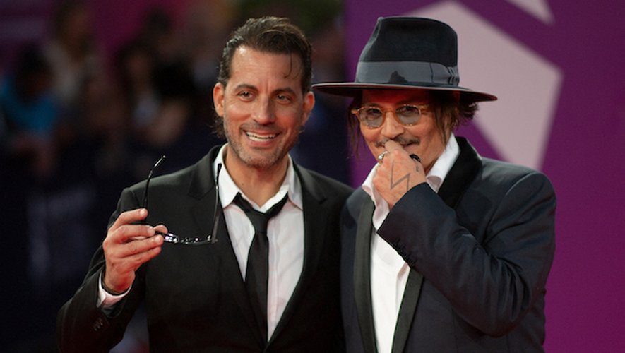 Johnny Depp (D) et Brad Furman