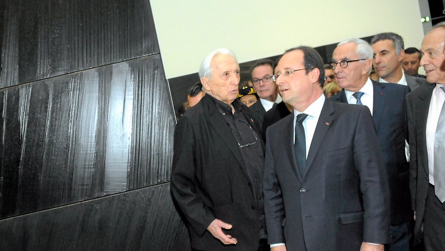 Le président de la République François Hollande était l’invité d’honneur de l’exposition inaugurale.