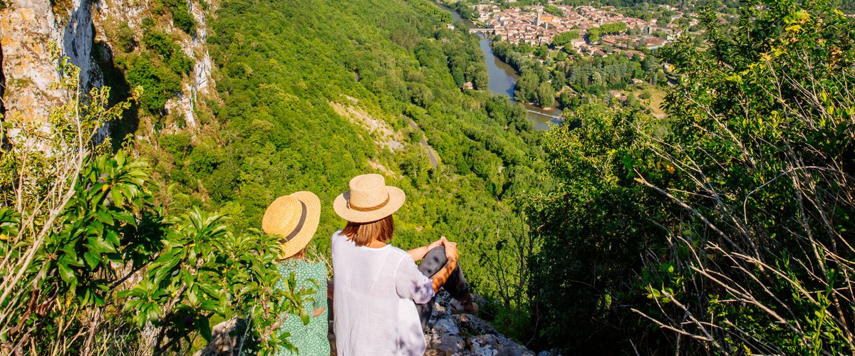 Vue sur les Gorges de L’Aveyron, Roc D’Anglars – St-Antonin-Noble-Val