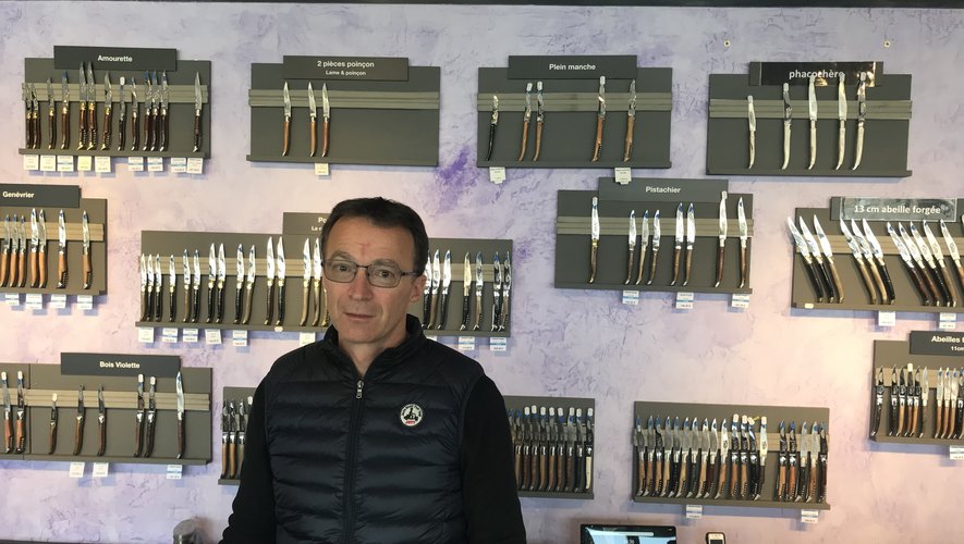 Honoré Durand, président du syndicat des fabricants aveyronnais du couteau de laguiole, demeure optimiste sur l'obtention de l'indication géographique protégée.