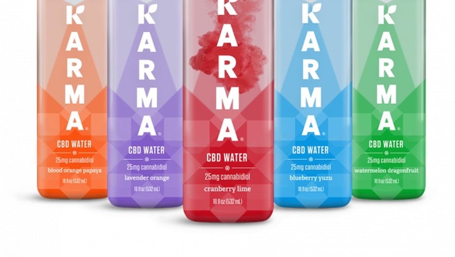 Karma Water est l'une des nouvelles marques à se lancer sur le marché prometteur de l'eau au CBD