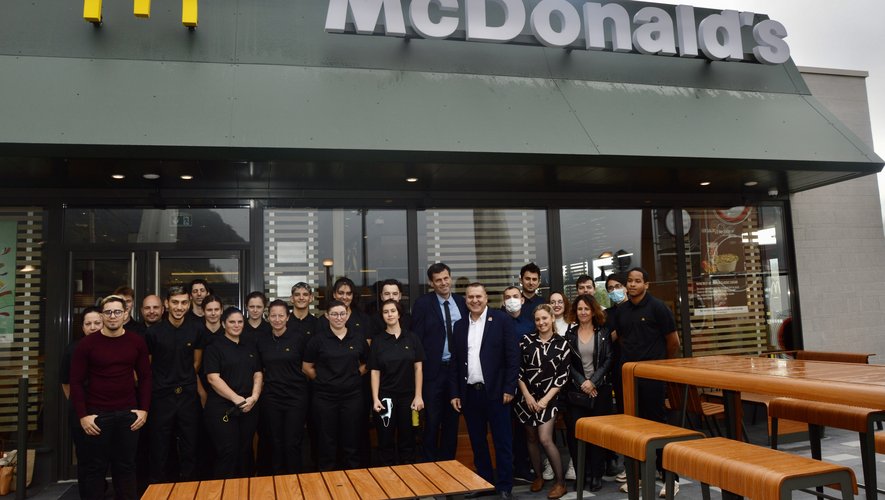 L'ouverture du Mac Do à Espalion ce mardi matin, génère quarante emplois dont 90% issus des environs.