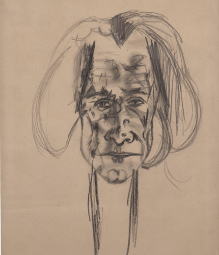 Autoportrait d'Antonin Artaud, une oeuvre de 1947.