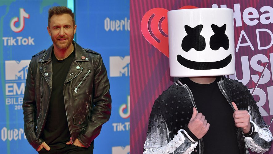 David Guetta et Marshmello font partie des DJ les plus populaires en 2021, selon les données de Viberate.