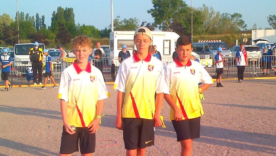 Les cadets champions de l’Aveyronet qualifiés pour le championnatde France.