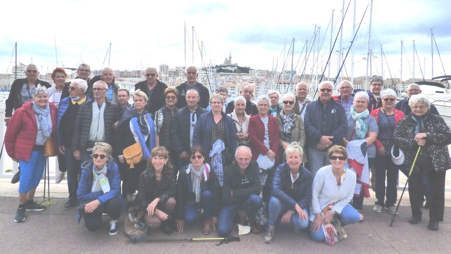 Marseille et le Vieux port n’ont plus  de secret pour les 34 voyageurs.